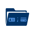 illustration of folder with identifying info