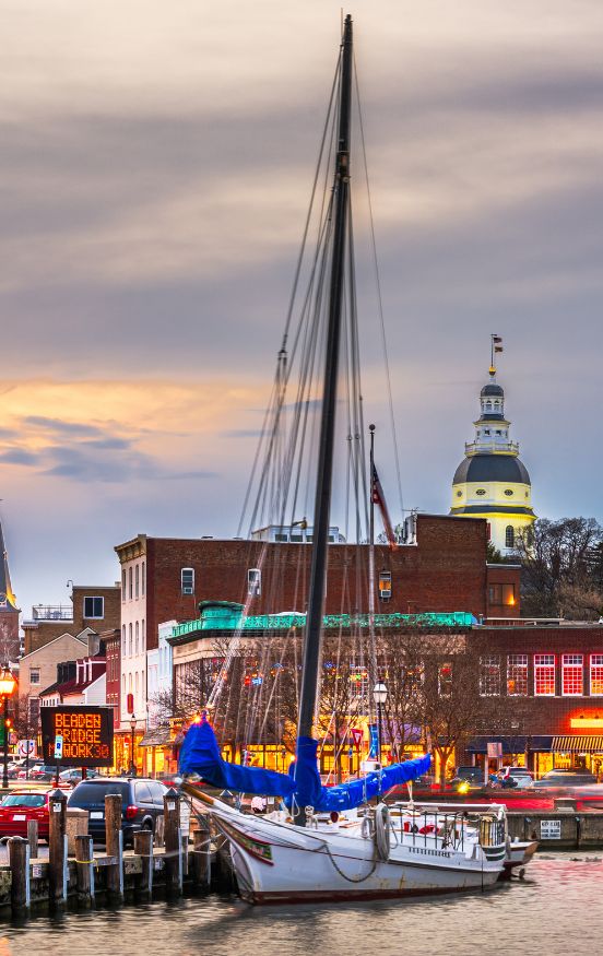 boat in Annapolis, Maryland